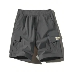 Quần short jean bé trai mặc đi học